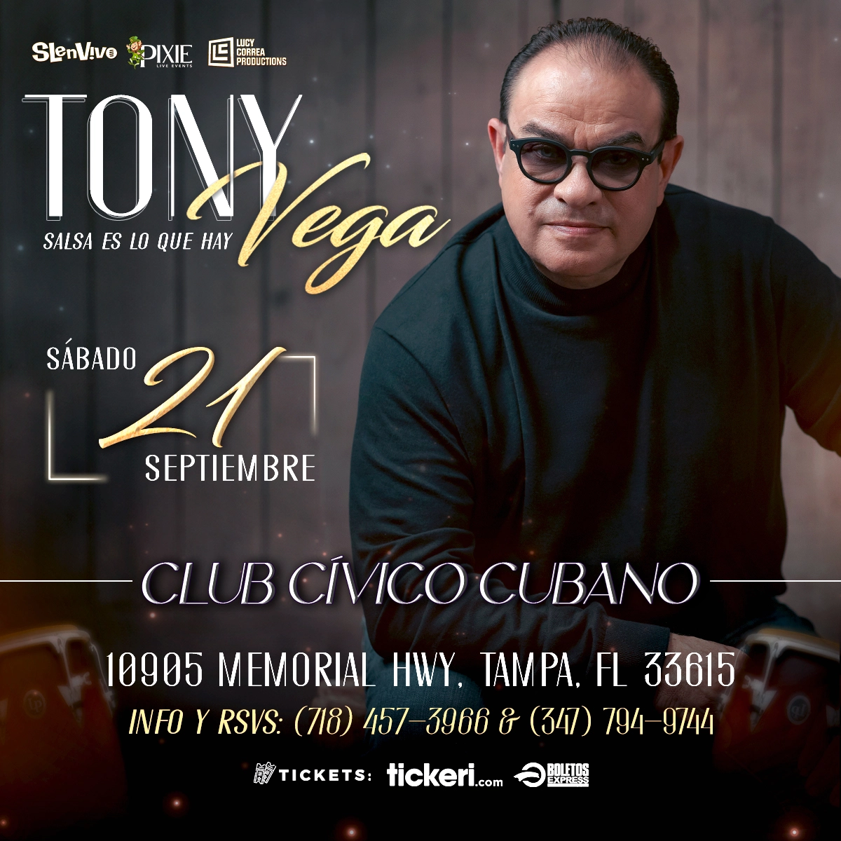 TONY VEGA EN TAMPA, FL